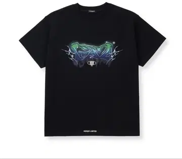the GazettE GAZ CHROME LOGO TEE / BLACK
