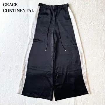 24AW GRACE CONTINENTAL 새틴 라인 이지 팬츠