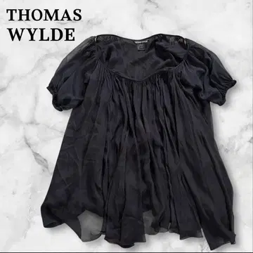THOMAS WYLDE 토마스 와일드 시어 원피스 튜닉 실크