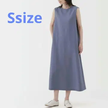 무인양품 바람이 통하는 스트레치 축구 슬리브리스 원피스 S