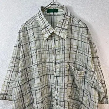 90s carven 칼벤 올 패턴 셔츠 빈티지