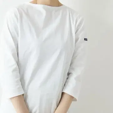 T5 세인트 제임스 모레 7부 소매 화이트 네쥬