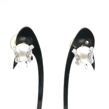 새상품급 스와로브스키 펄 귀찌 큐빅 SWAROVSKI