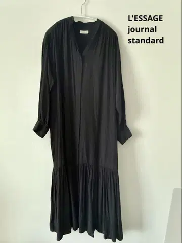 l'essage journal standard 블랙 셔츠 원피스