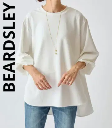 새상품 택 포함 BEARDSLEY 비어즐리 T 블라우스