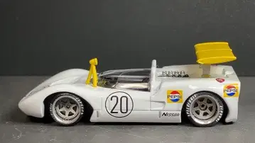 NISSAN R381 1/64 화이트 20번 커스텀 알루미늄 림 사양