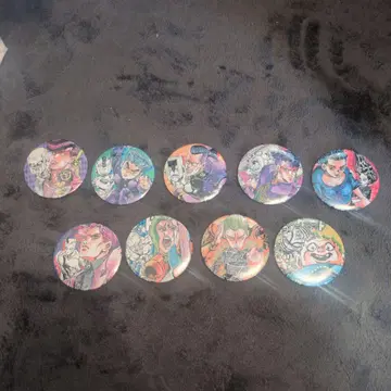 죠죠 전 캔뱃지 세트 4부 아라키 히로히코 원화전 JOJO