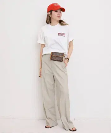 L'appartement Twill Wide Pants 와이드 팬츠