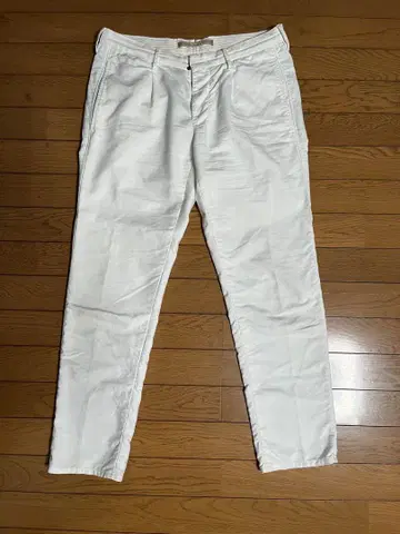 INCOTEX SLACKS 인코텍스 코튼 치노 화이트 32