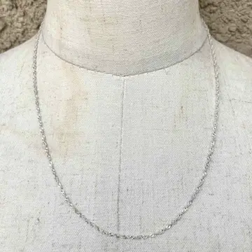 SILVER925 TWIST CHAIN NECKLACE/실버 목걸이
