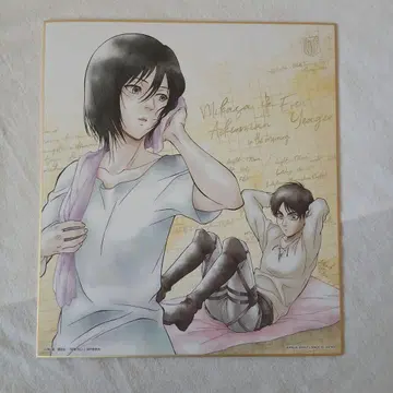 진격의 거인 제일복권 색지 미카사 엘렌 색상 컬렉션 조사병단 조사 보고서