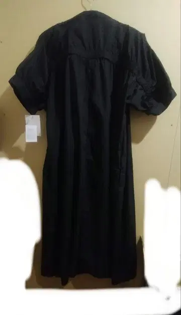 블랙 셔츠 원피스 반팔 프리 사이즈