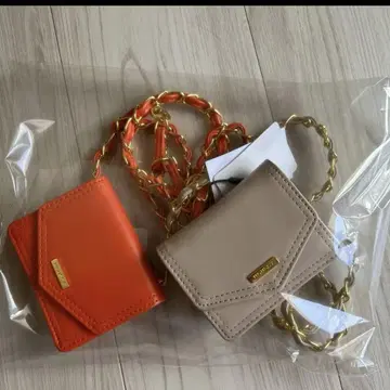 MOUSSY 체인 벨트 미니 백