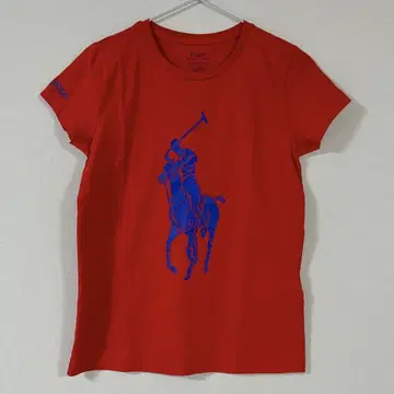 랄프 로렌 티셔츠 랄프 로렌 빨간색 빅 폴로