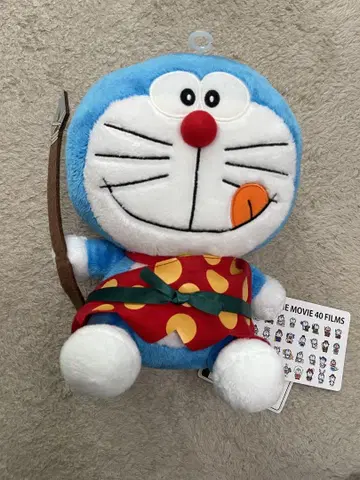 도라에몽 영화 봉제 인형 40주년 새상품 후지오 후지코 후지코 기념