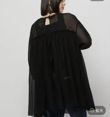 2WAY 보일 개더 원피스 블랙
