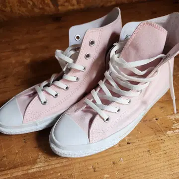CONVERSE ALL STAR 핑크 하이컷 스니커즈 23.5cm