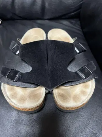 버켄스탁 취리히 가죽 x 스웨이드 샌들 26.5cm