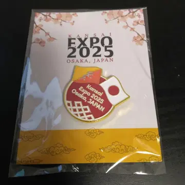 오사카 간사이 엑스포 2025 부탄 핀즈 핀 배지 국기 일본