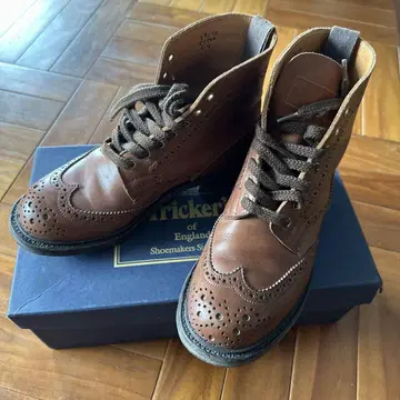 Tricker's 캔트리 부츠 24cm 새상품급