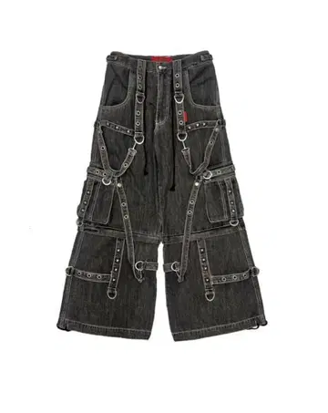TRIPP NYC 다크 그레이 데님 팬츠
