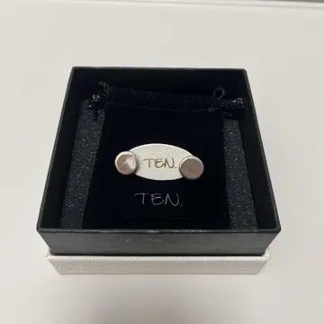 TEN 실버 귀걸이(양쪽 귀용)