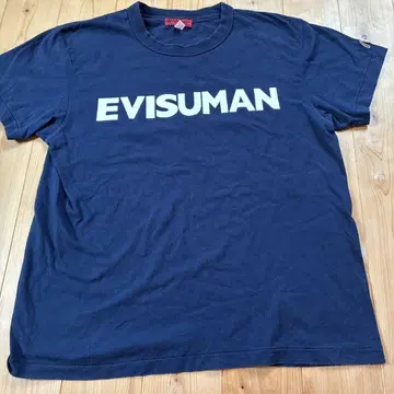 구 에비수 EVISUMAN 네이비 티셔츠 사이즈 42