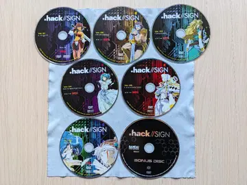 .hack//SIGN 도트 핵 사인 완전판 DVD 북미판 케이스 없음
