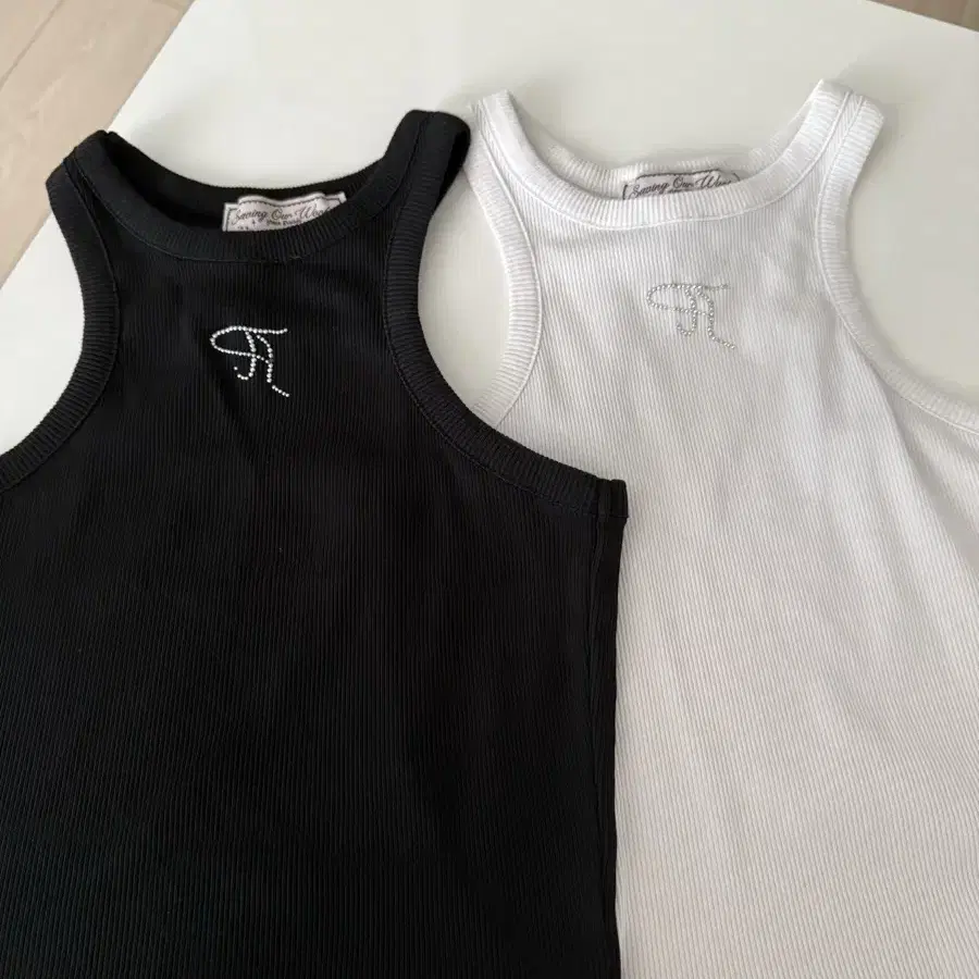 Tシャツ・カットソー threetimes Jewel cross back tank top threetimes ♥ Jewel tank top long length/跡付 (threetimes/T