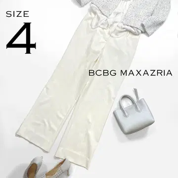 BCBG MAXAZRIA 비지 맥스 아즈리아 더블 와이드 팬츠 M