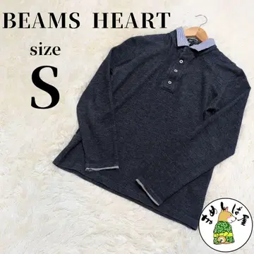 BEAMS HEART 빔즈 하트 [S] 긴팔 티셔츠 레이어드 스타일 심플