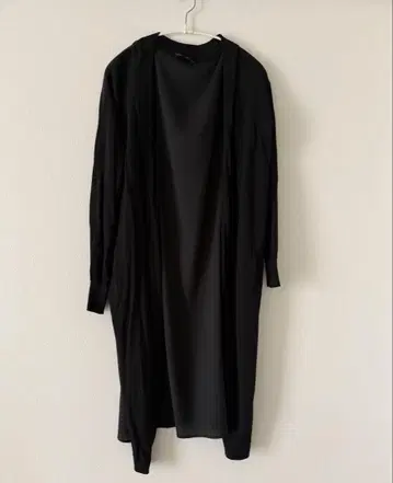 allureville 알아바일 새틴 콤비 롱 토퍼