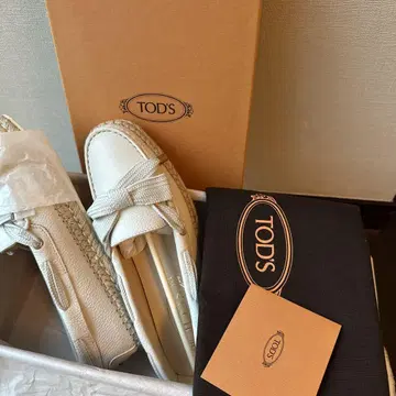 TOD'S 모카신 에스파드리유 36.5 새상품