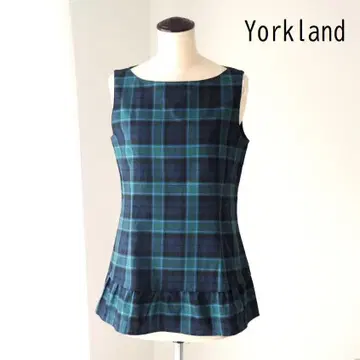 미사용 택 포함 Yorkland 요크랜드 슬리브리스 블라우스 노다메
