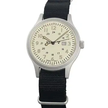 NAVAL WATCH US Army Type Mil.-01C-BK 새상품