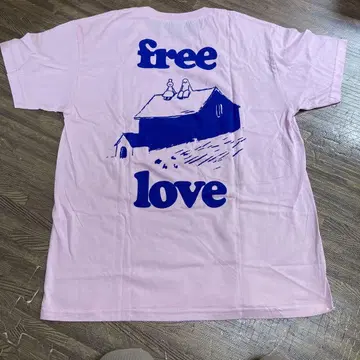 HONNE "FREE LOVE" 티셔츠 L 사이즈