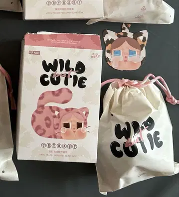 팝 마트 크라이 베이비 고양이 봉제 인형 펜던트