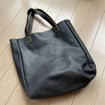 059 relume 블랙 가죽 토트백 높이 약 38cm