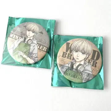 카지 렌 WIND BREAKER coffee 캔뱃지 원작 그림