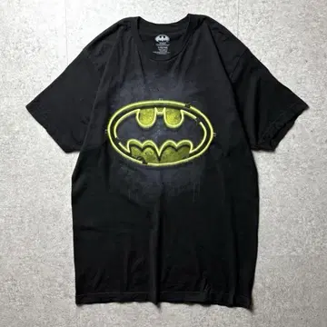 BATMAN 배트맨 DC 코믹스 로고 프린트 블랙 L