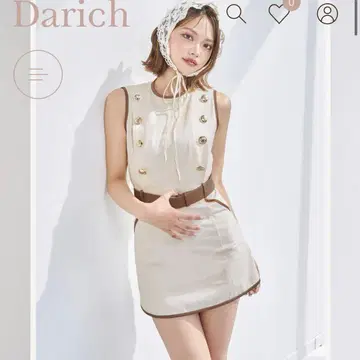 Darich 캔버스 미니 원피스 Free