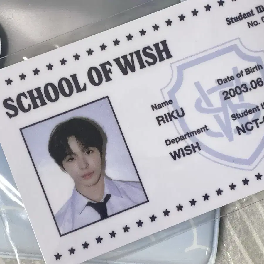 SCHOOL OF WISH MD コレクトブック IDカード リク　RIKU SCHOOL OF WISH MD コレクトブック IDカード リク RIKU