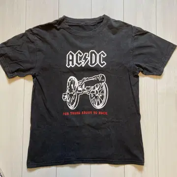 AC DC 티셔츠 구제 의류