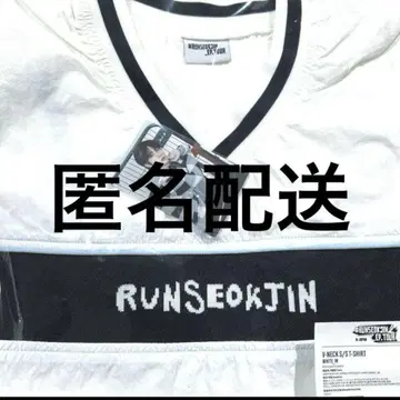 RUNSEOKJIN V넥 티셔츠 포토 카드 포함