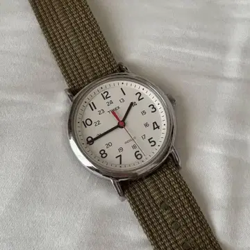 새상품급 TIMEX WEEKENDER 타이맥스 위켄더 카키