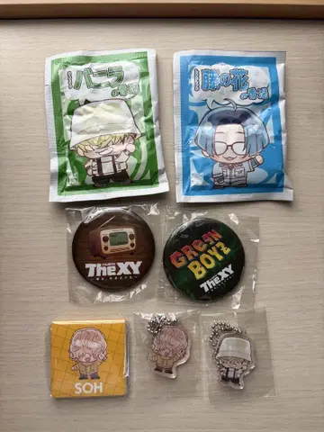 GRe4N BOYZ GReeeeN 키링 캔뱃지