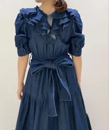 스나이델 프릴 롱 원피스