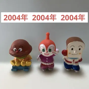 레어 호빵맨 손가락 인형 쇼쿠판맨 짤랑이 카레빵맨 3개
