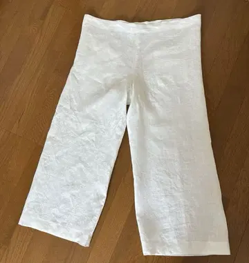 린넨 팬츠 화이트