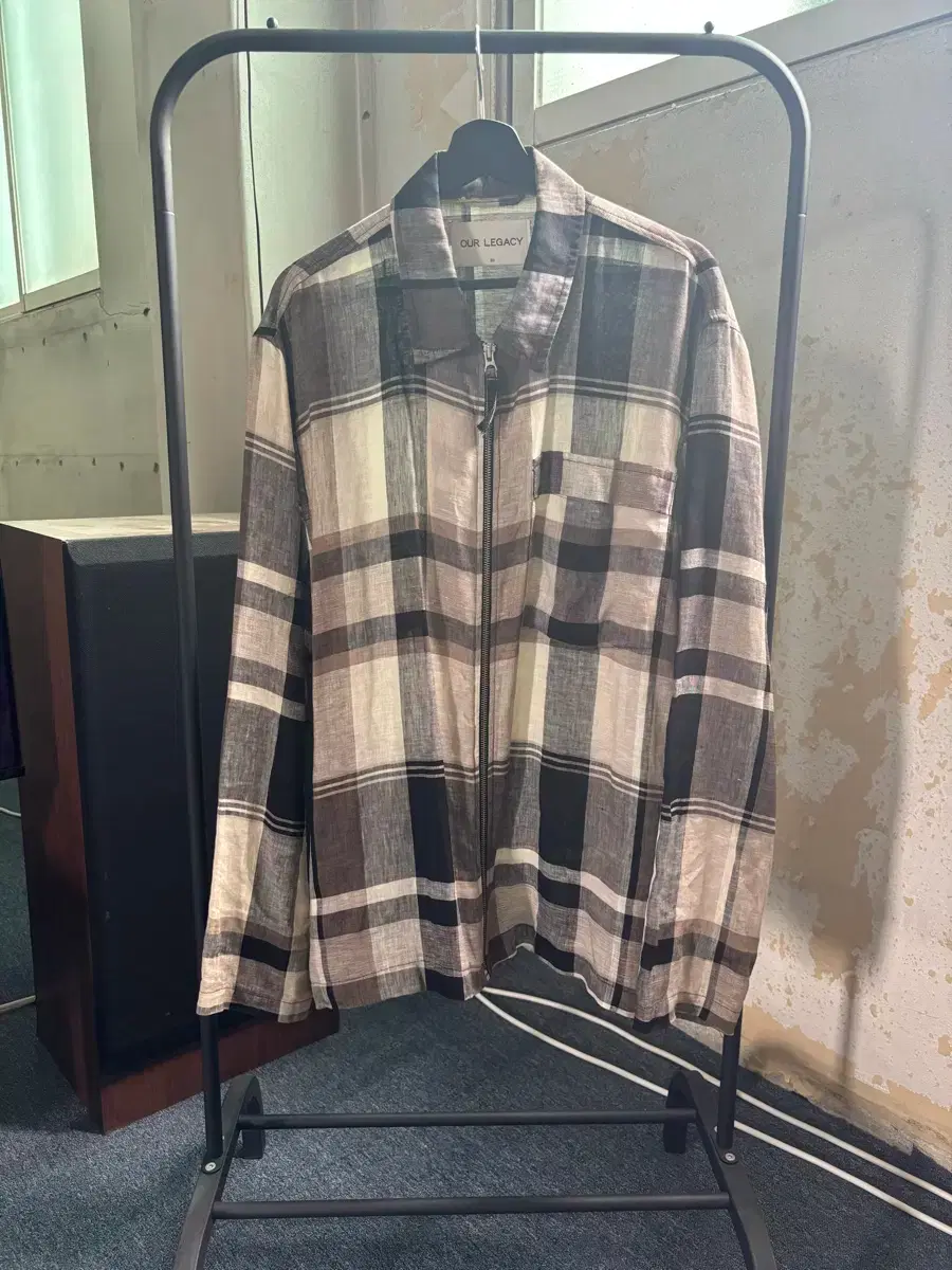[52] Our Legacy Check Linen Jacket